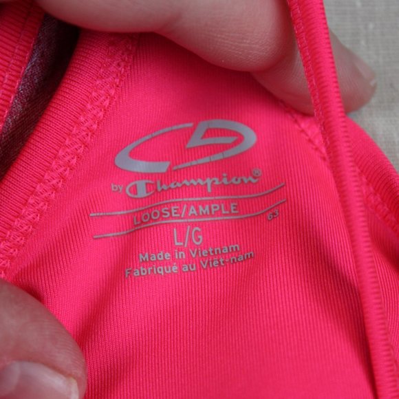 ✨ Closet Refresh - C9 by Champion Pink Racerback Tank w/ Built-In Shelf Bra - Picture 5 of 6